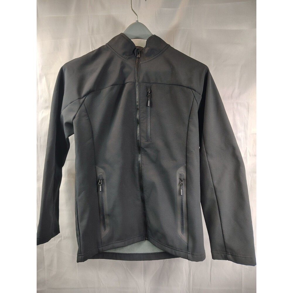 Men's All-in-Motion Cold Weather Fleece-lined Jacket Size Small Black Full Zip